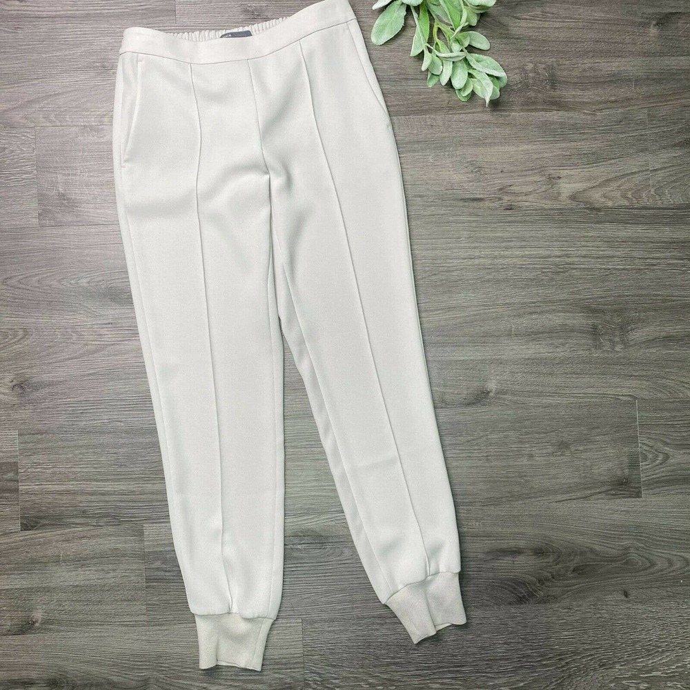 VINCE | sz S gray pintuck joggers with pockets